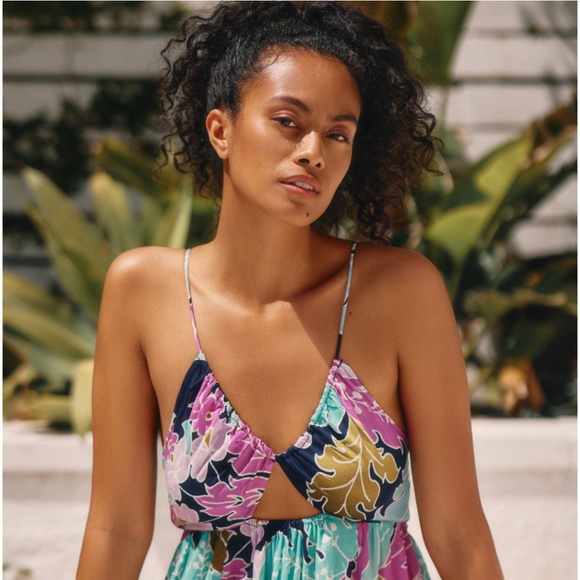 Brand New BY ANTHROPOLOGIE THE ALANI MIDI DRESS - Size M - Picture 3 of 6